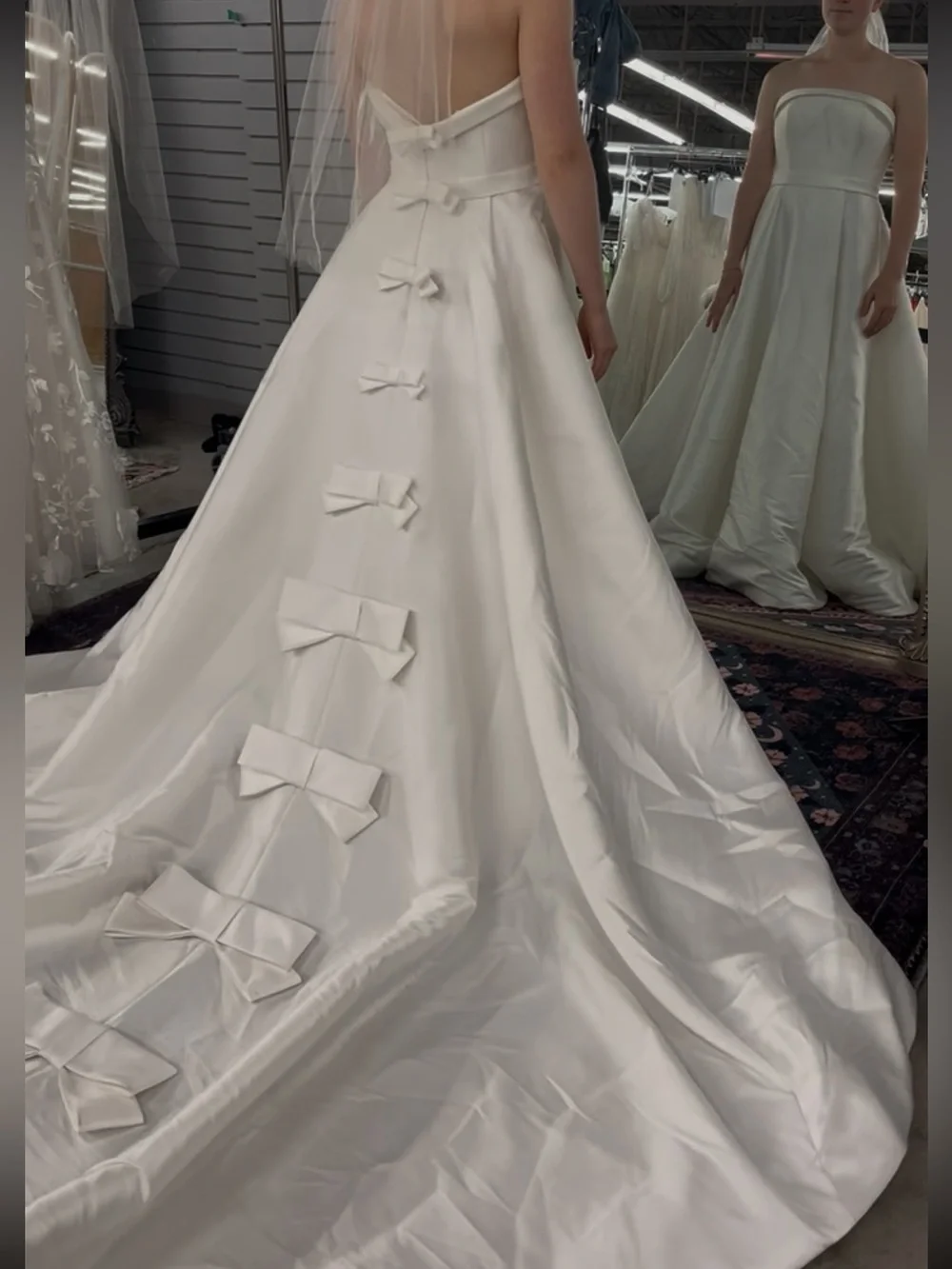 Viktor & Rolf for BHLDN Penelope Strapless Bow-Back A-Line Wedding Gown